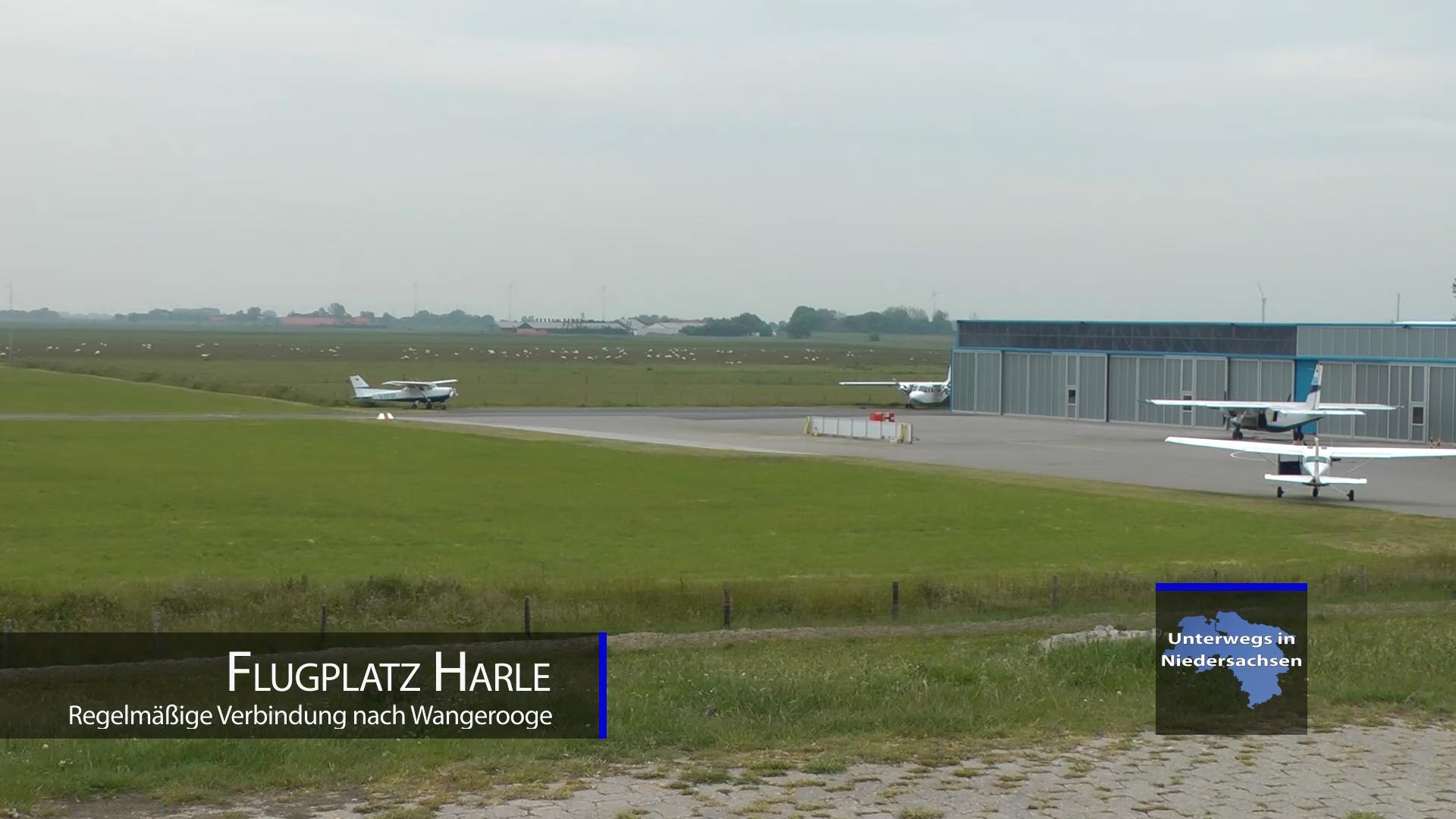 Der kleine Flugplatz Harle