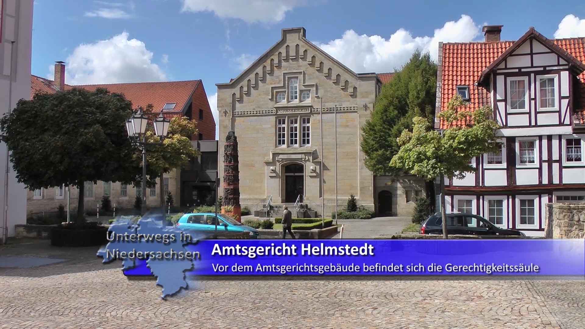 Amtsgericht mit Gerechtigkeitssäule