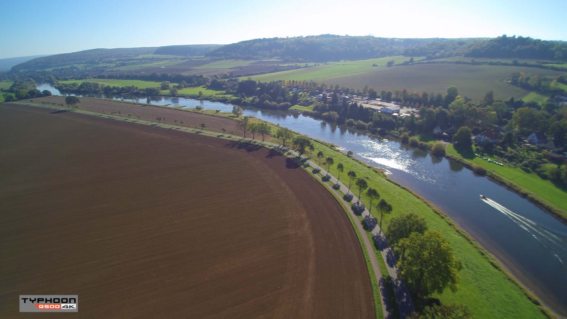 Die Weser und der Weserbogen