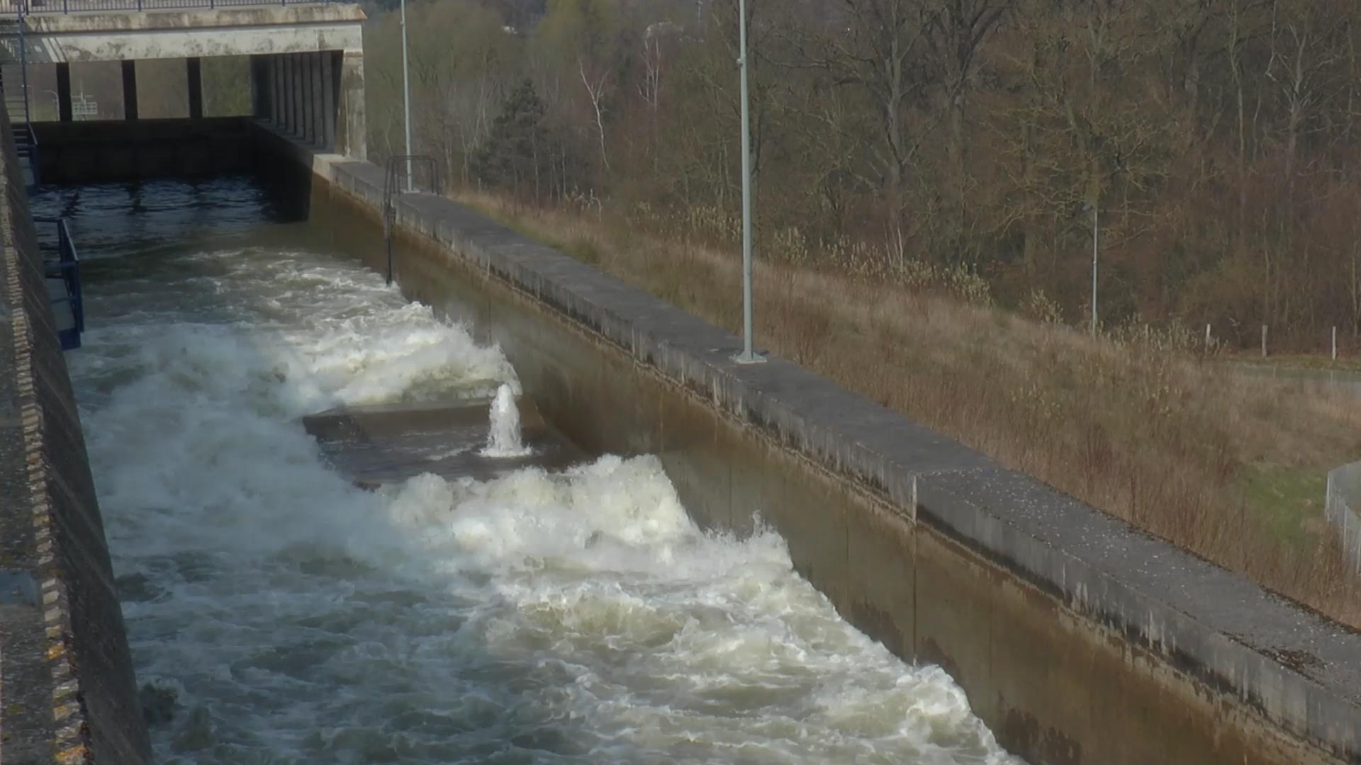 Der Betrieb der Schleuse